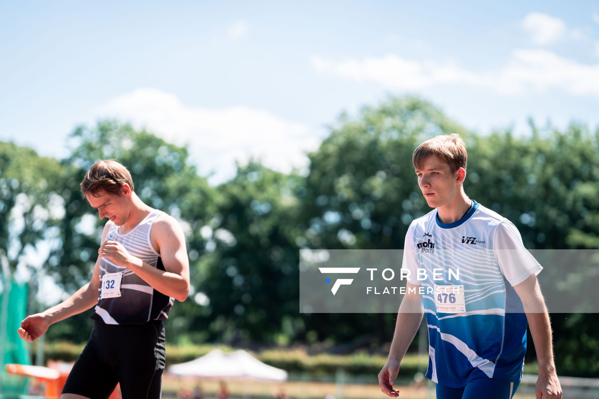 Jonas Hinsch (VfL Stade) am 02.07.2022 waehrend den NLV+BLV Leichtathletik-Landesmeisterschaften im Jahnstadion in Goettingen (Tag 1)